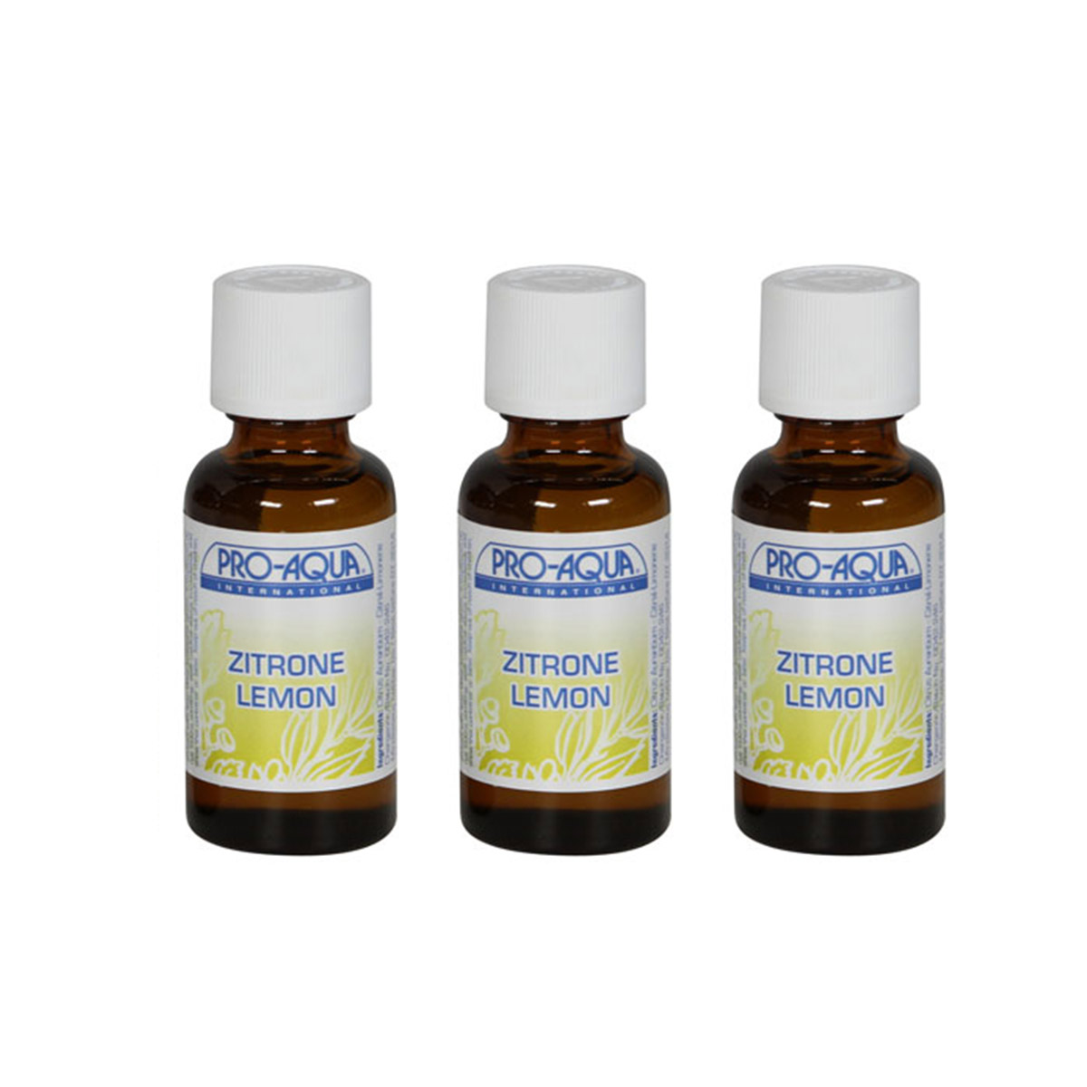 Pro-Aqua Duftöl Zitrone 3 x 30 ml Hauptansicht